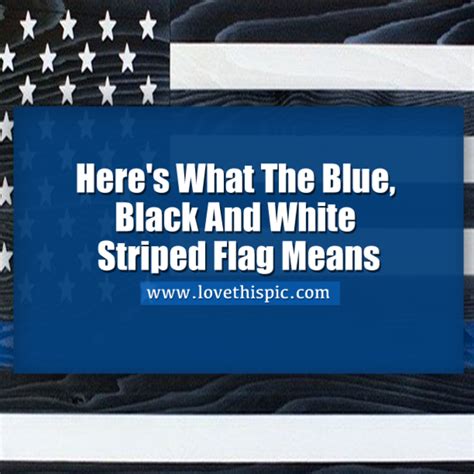 american flag with blue stripe meaning.